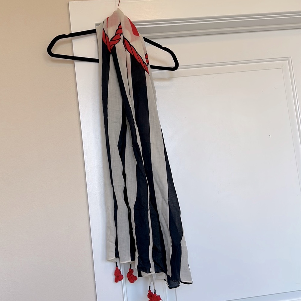 TORY BURCH NAUTICAL SCARF